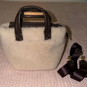MZ Wallace Limited Edition Shearling  Micro Metro Tote Deluxe